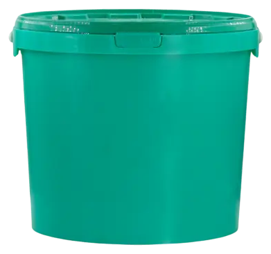 18kg Geri Dönüşümlü Plastik Yeşil Kova