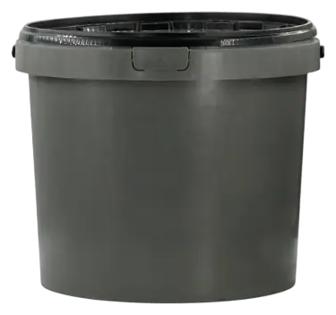 18kg Geri Dönüşümlü Plastik Gri Kova